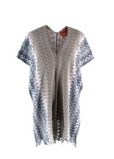 Missoni Blue and White Zig Zag