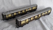 HORNBY  Pullman Coaches: 1st Class Parlour - Ansonia + 1st Class Dinning Sheila