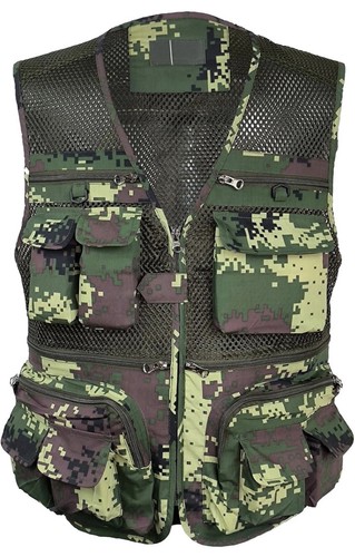 Men camo fishing - camo, vest