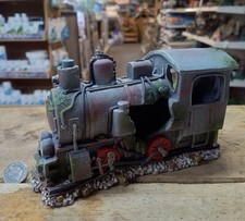 Train Wreck Aquarium Ornament