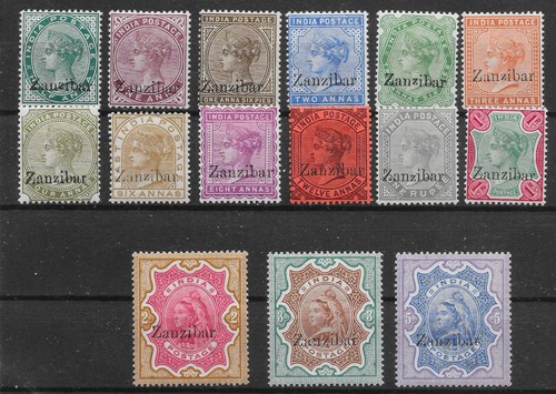 Zanzibar sg3 1895 6 - zanzibar, 1895-6