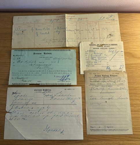 Furnes railway telegram - furnes,