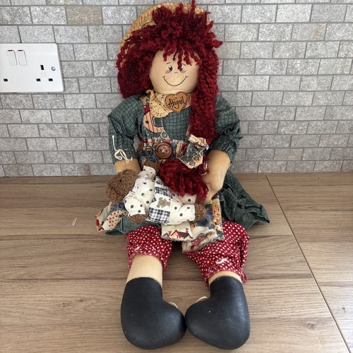 Vintage red hair cloth rag - vintage,