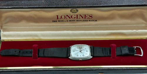 Longines diamond dial 14k case - 14k,