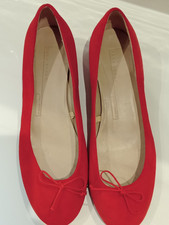 Shoes Ladies Ballet/Flats ZARA RED Size 4/37 In Good condition