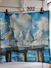 Four Seagulls On Pier Soft