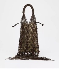 Zara Bag  beaded fringe bucket