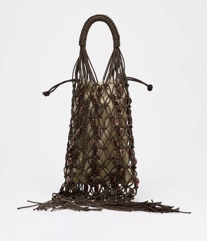 Zara bag beaded fringe - zara,
