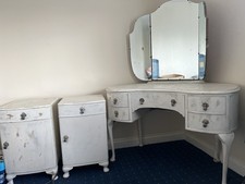 Dressing Table + Two Bedside Tables Bedroom Furniture ( Shabby Chic / French ?