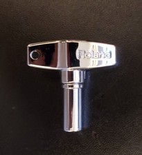 🤖🥁 ROLAND V DRUMS Metal DRUM KEY chrome electronic / acoustic drum tool 🤖🥁