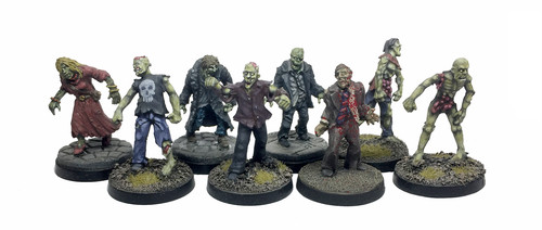 Zombie mob 28mm miniatures - mob,