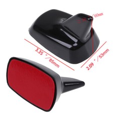 Car Black Roof Dummy Decorative Shark Fin Style Aerial Antenna Cover Universal