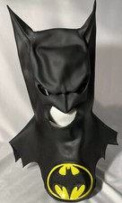 NEW W TAGS Vintage DC Comics Batman Returns 1992 Rubber Mask / Cowl Vintage Bat