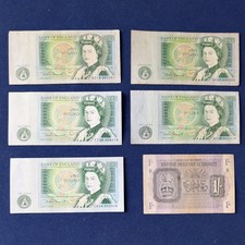 British vintage banknotes - british,