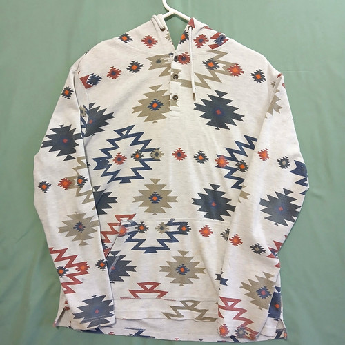 Vtg men aztec hoodie - vtg, men's