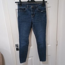 Tu Sainsburys Womens Blue Jeans - Straight - UK Size 12 Regular (12R) Skinny 