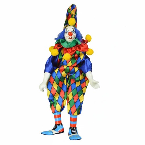Dangling leg clown - dangling, doll