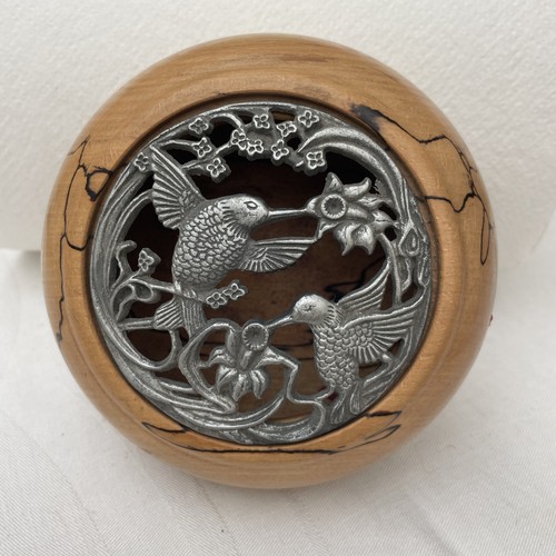 Wooden potpourri bowl with - wooden,