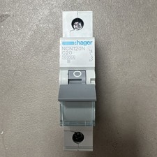 Hager 20 Amp Type C Circuit Breaker MCB NCN120N C20 60898-1 20A 10kA