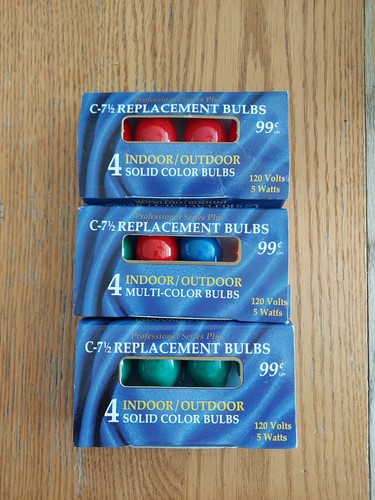 Replacement bulbs 1 2 - replacement, c-7