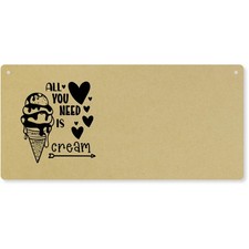 'Ice Cream Love Text' Large