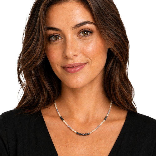 Freshwater pearl bead necklace - freshwater,
