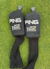 GENUINE Ping ISI ‘Tec 3 & 5 Wood Head Covers (Rare Items)