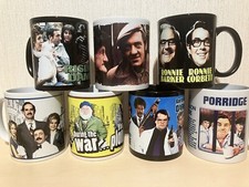 CLASSIC CULT BRITISH TV COMEDY mugs 85 Designs - Custom made brand new
