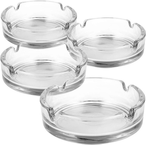 Ashtrays made glass - made, of