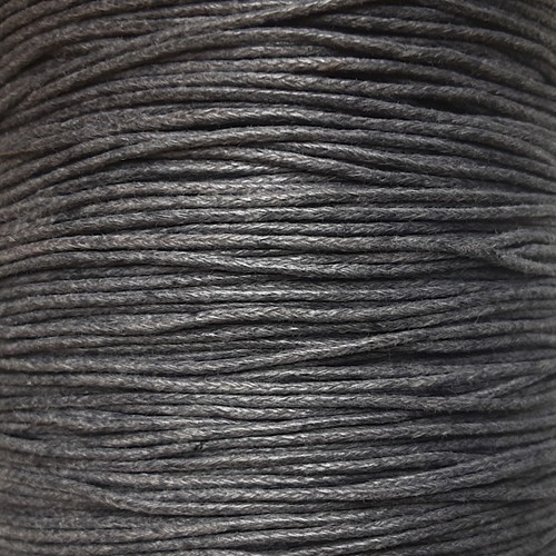 Waxed cotton cord - 1mm, to