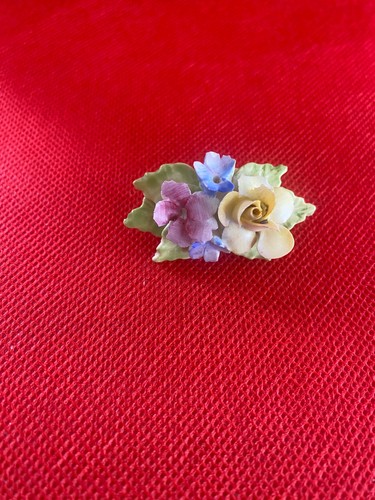 Vintage porcelain flower - porcelain,