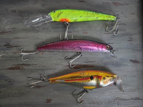 Saltwater lures - =,