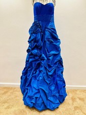 Jovani Royal Blue Strapless
