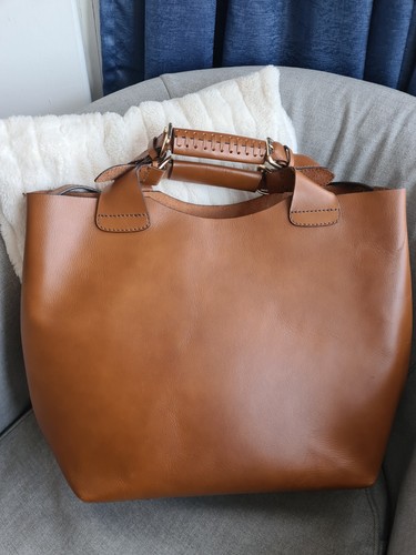 Zara buffalo leather tote - buffalo,