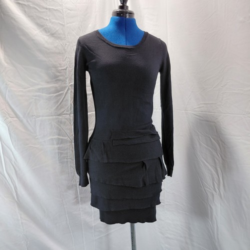 Bcbgmaxazria black long - bcbgmaxazria, long-sleeve