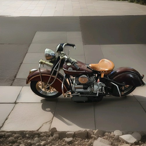 Vintage red indian - vintage, motorcycle