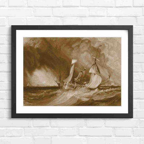 Dramatic vintage sailing - vintage, ship