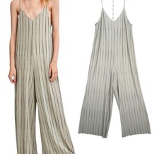 ZARA Strappy Wide Leg Jumpsuit