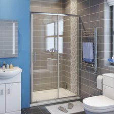 Sliding shower door - shower,