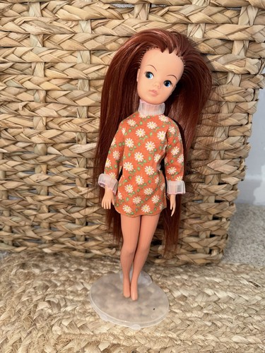 Rerooted sindy doll - with, dress