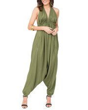 Halter Backless Jumpsuit Harem