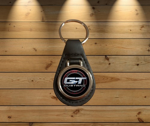 Ford mustang leather key - mustang,
