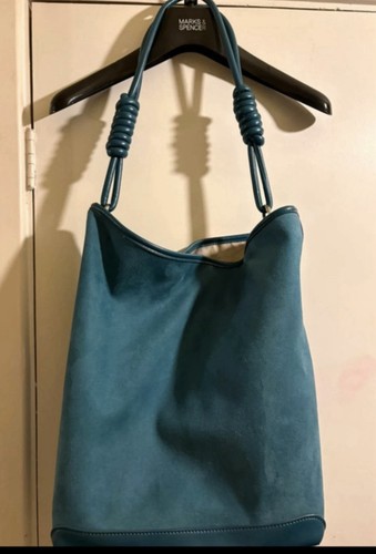 Suede leather shoulder bag - suede,