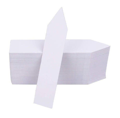 100x white plastic plant - 100x,