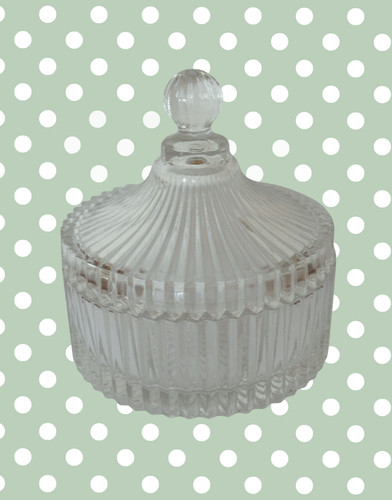 Pretty lead cut ribboned glass - cut,