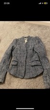 H&M Tweed Navy And White
