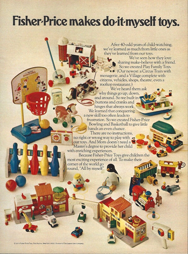 1973 fisher price toys play - fisher-price,