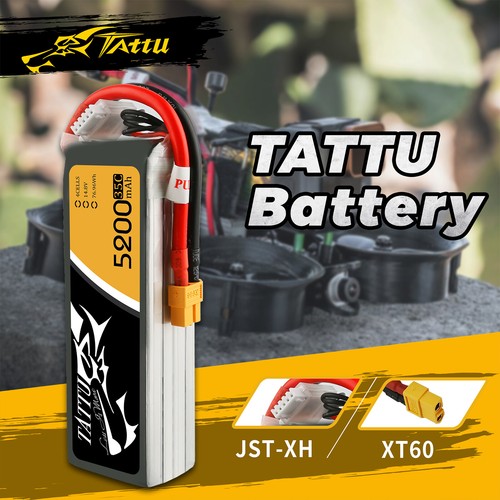 Tattu 5200mah 35c 4s - 14.8v,