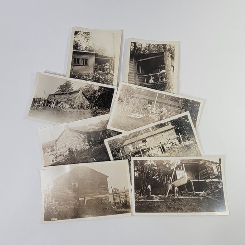 Vintage log cabin snapshot - cabin,