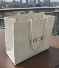 Dior White Gift Bag Small